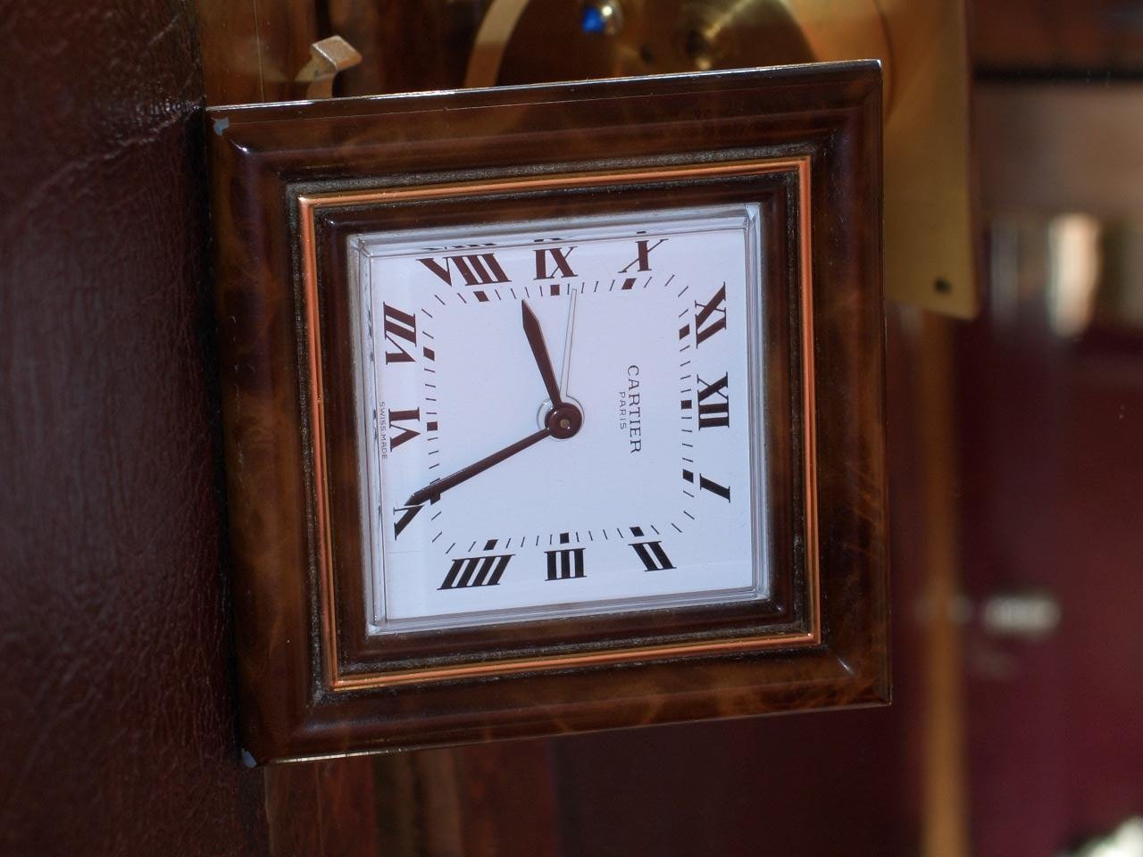 Cartier, travelling alarm clock – SOLD.
