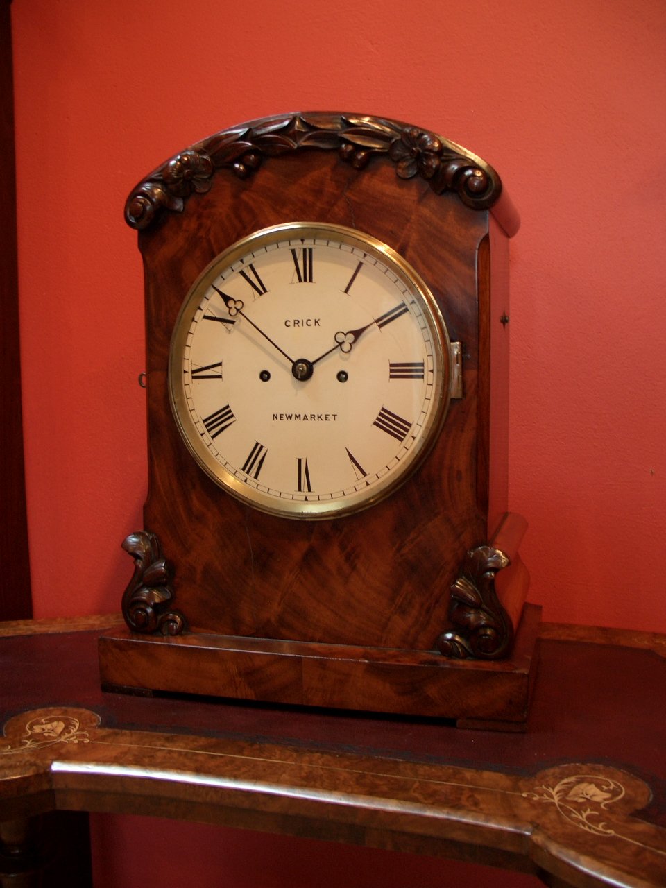 Francis Crick, Victorian mahogany bracket clock – SOLD