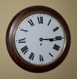 GPO, Round dial fusee wall clock   SOLD